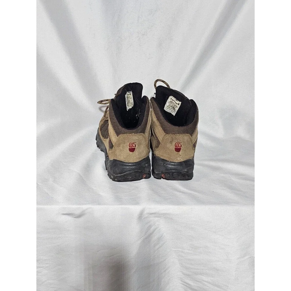 Bearpaw Boots Mens Hiking Size 8 Brown Leather Lace Up Waterproof